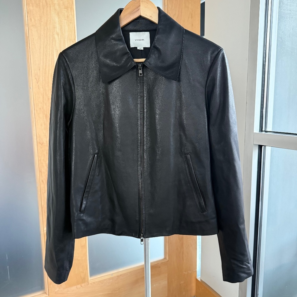 Vince leather jacket - L